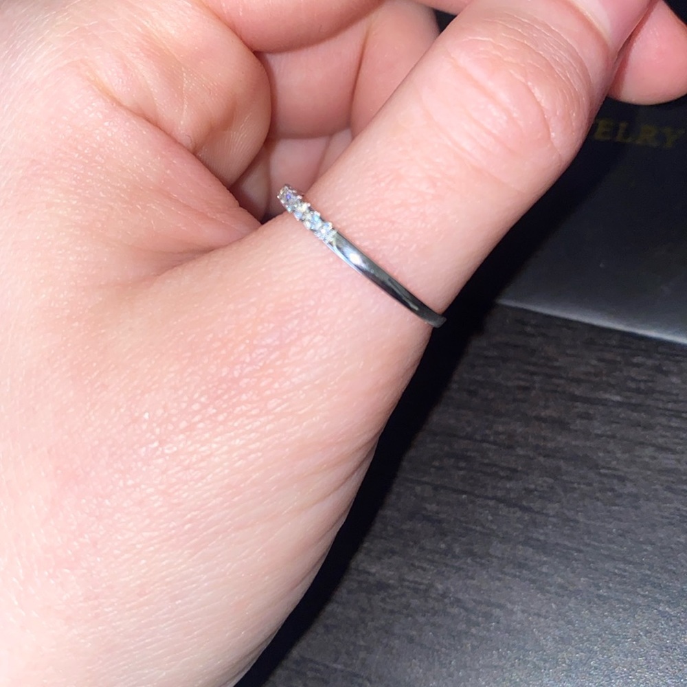 ✨Moissanite Diamond Wedding Band Anniversary Ring GRA Certified Size 8! - Picture 5 of 8